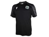 Macron Hannover 96 Training Shirt Staff 23 24 schwarz H96 Fan Jersey Trikot, Größe:XXL