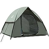 Camping Zelt, Familie Zelt Für S(2-3) / L(3-4) Personen Kuppelzelte Sonnenschutz Backpacking Wurfzelte Schnell Set-up für Camping (S(2-3 Personen))