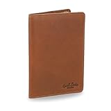 Gusti Reisepasshülle Leder - Brodie Passport Hülle aus echtem Rindsleder, personalisierbar, mit Platz für Karten & Bargeld, Vintage Stil