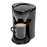 Clatronic® 1-Tassen-Kaffeeautomat | Kaffeemaschine perfekt für Singles | Filterkaffeemaschine inkl. Keramiktasse | kleine Kaffeefiltermaschine ideal für unterwegs | KA 3356