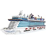 Gooratu Technik Yacht Schiff Modellbausatz, 2446 Pcs Kreuzfahrtschiff Spielzeug Kompatibel mit Lego für Kinder & Erwachsene (QL1807)