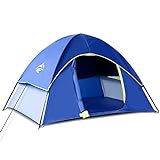 PUREBOX Campingzelt Leichtes Zelt für S(1-2)/L(2-3) Personen, Familie Kuppelzelte Winddicht mit Tragetasche, Einfach Aufzubauendes Outdoor-Zelt, Wurfzelt für Camping, Garten, Wanderausflug