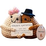 Verliebte Kartoffeln© | Romantisches Geschenk | Sie & Er | Paaridee | Valentinstag Hochzeit Jahrestag | Ich liebe dich | Beziehungssouvenir | Mann Frau Verlobte | Herzfest Überraschung Liebe