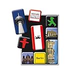 Nostalgic-Art Retro Kühlschrank-Magnete, 9 Stück, Berlin Ampelmann – Souvenir & Geschenk-Idee, Magnetset für Magnettafel, Vintage Design