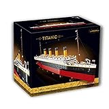 Technik Titanic 9090 Bausteine Stück Modular Kreuzfahrtschiff Titanic Modell Bausatz Bauset Schiff Konstruktionsspielzeug