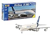 Revell 04218 Modellbausatz Flugzeug 1:144 - Airbus A380 Design New livery 'First Flight' im Maßstab 1:144, Level 5, originalgetreue Nachbildung mit vielen Details, Zivilflugzeug, Passagierflugzeug