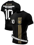 IIIII20Fo7IIIII Fussball Deutschland Trikot Em 2024 Kinder mit eigenem Namen personalisiert - Jungen National Fußball Kind Trikots - Jungs Fanartikel deutsche Nationalmannschaft ZT5BG