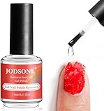 JODSONE 15ML Gel-Nagellack-Entferner, polieren Sie die Nageloberfläche und tragen Sie den Nagellackentferner auf, Keine Notwendigkeit Einweichen oder Wickeln Gel-Entferner für Nägel 3-5 Minuten