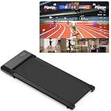 Superun Raceable Superun Walking Pad mit App und Fernbedienung – Laufband für Zuhause Max 136 KG – Laufband Schreibtisch 2.5 PS mit Multi-Runner-Rennen und Training Couses