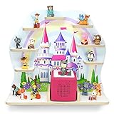 stadtecken Kinder Regal für Musikbox I Motiv Märchenschloss I Geeignet für die Toniebox und ca. 50 Tonies I Geschenk I Geschenkidee I Spielen I Sammeln I Aufstellen oder Aufhängen