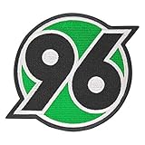 Hannover 96 Aufbügler, Aufnäher, Sticker Logo 6 x 6 cm 042100518