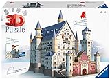 Ravensburger 3D Puzzle 12573 - Schloss Neuschwanstein - 216 Teile - Für alle Märchenschloss Fans ab 10 Jahren