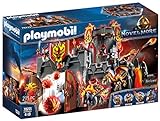 PLAYMOBIL Novelmore 70221 Burnham Raiders Castle Fortress, with shooting cannons, fireball thrower and trap door, Toy for Children Ages 4+