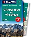 KOMPASS Wanderführer 5703 Ortlergruppe und Vinschgau: Wanderführer mit Extra-Tourenkarte 1:50.000, 60 Touren, GPX-Daten zum Download.