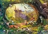 Schmidt Spiele 58878 Märchenschloss im Waldzauber, 1000 Teile Puzzle