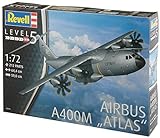 Revell REV-03929 Airbus A400M Atlas, Flugzeugmodellbausatz 1:72, 64,4 cm 03929, unlackiert