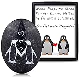 Rebundex Pinguin Geschenk Jahrestag Geschenk für Ihn Sie Partner Geschenke Pärchen Geschenke Hochzeitstag Geschenk Hochzeitsgeschenk Ornamente