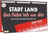 Kulinu Stadt, Land, das Liebe ich an dir - Spiel für Paare - Partner Geschenke Jahrestag - Geschenk für ihn sie Freund Freundin - 100% Made in Germany