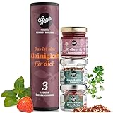 Gepp's Feinkost Geschenkset 'Eine Kleinigkeit' I Gourmet Geschenkset Männer & Frauen mit Bruschetta Dip, Erdbeer-Champagner-Aufstrich I Kleines Probierset ohne künstliche Zusätze